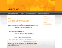 Tablet Screenshot of kalviti.ee